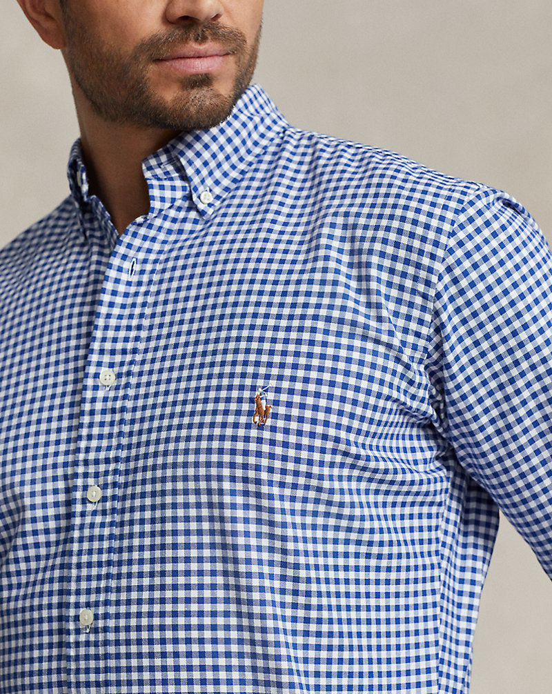 Gingham Oxford Shirt Blue/White Gingham